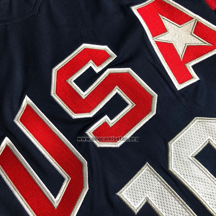 Camiseta USA 2008 Kobe Bryant NO 10 Azul